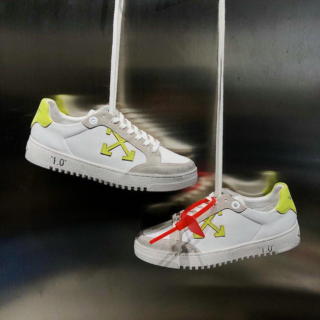 Off White Low Cut Shoes Mens ID:202104f166